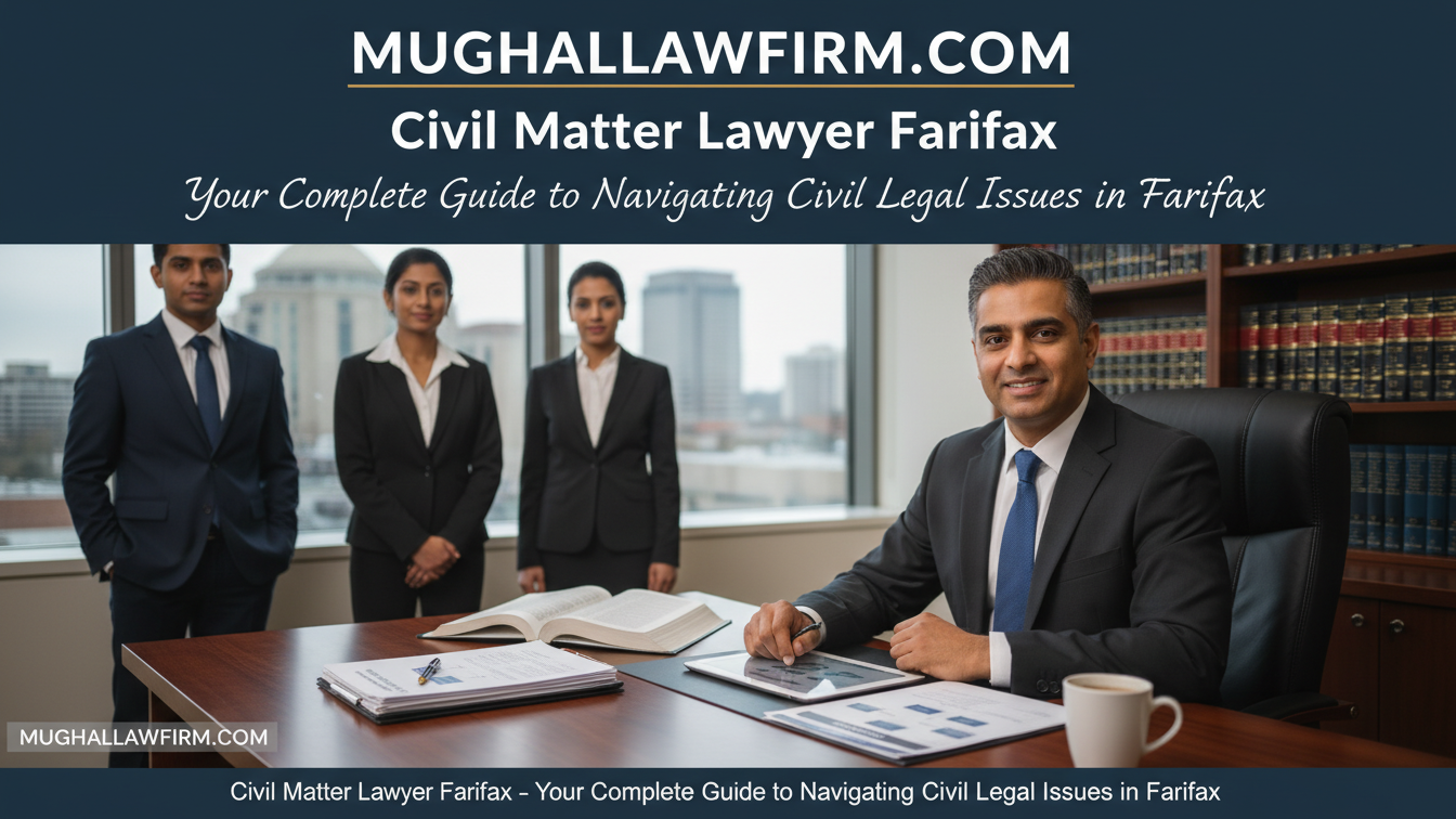 Civil Matter Lawyer Fairfax – Your Complete Guide to Navigating Civil Legal Issues in Fairfax
