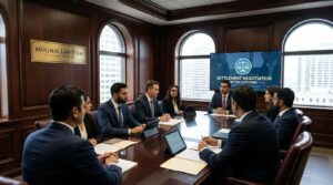 Lawyers settlement negotiation